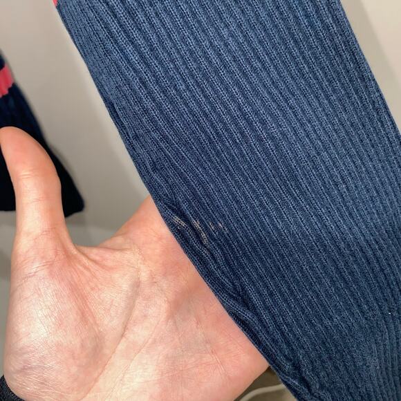 Jones NY Sport 100% Cotton Striped Button Up Cardigan, Women’s Large - Picture 10 of 10